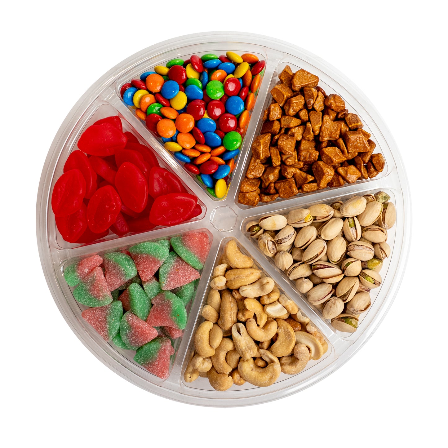Christmas Delights Round Snack Tray