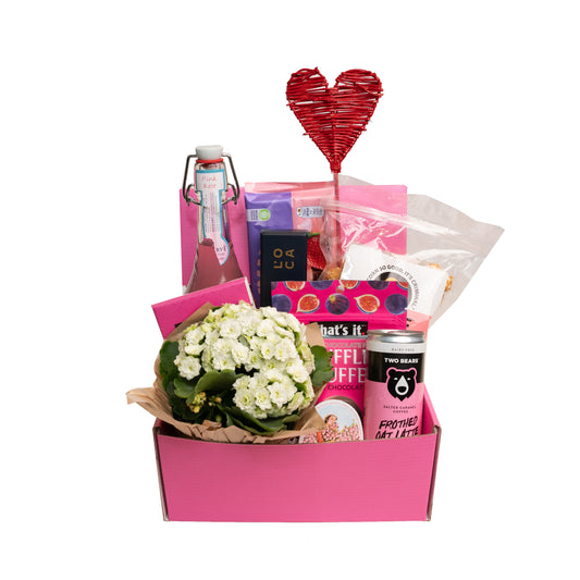 "Be Mine" Pink Valentine's Gift Basket