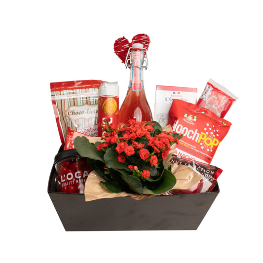 "Be Mine" Red Valentine's Gift Basket